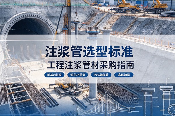 广宗注浆管选型标准