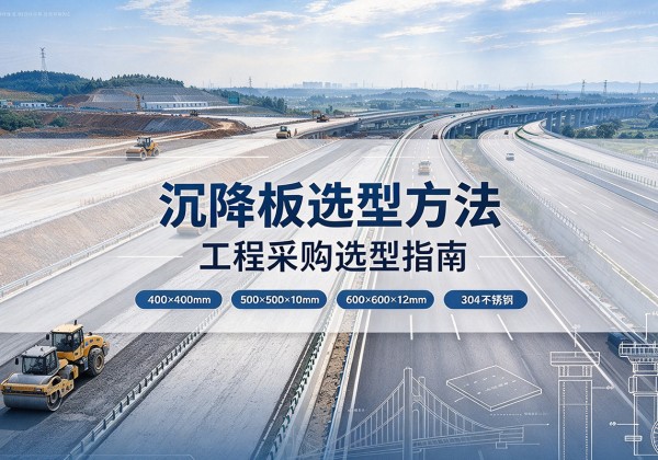广宗沉降板选择方法